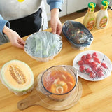 200 Pc Stylish Reuseable Food Lid For Kitchen