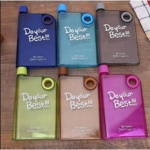 Extra Slim Book Shape Water Bottle For Kids